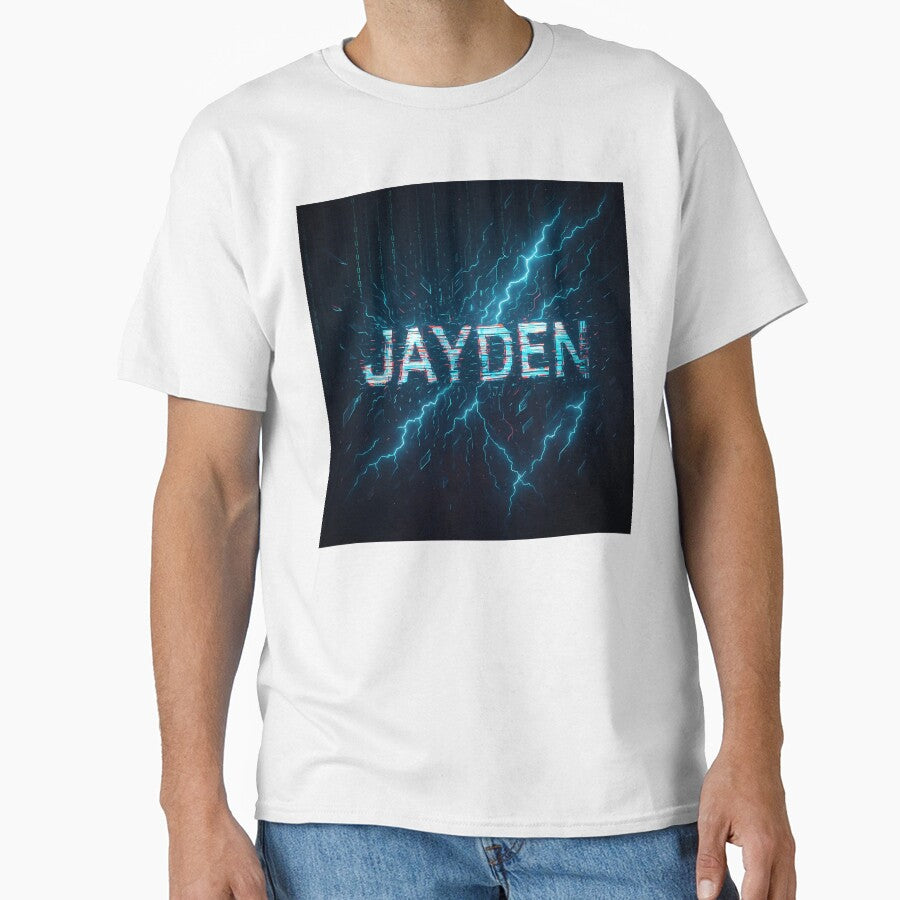 Jayden – Glitch God of the Digital Realm | Cyberpunk Lightning Matrix Design by VoidBloom Studio