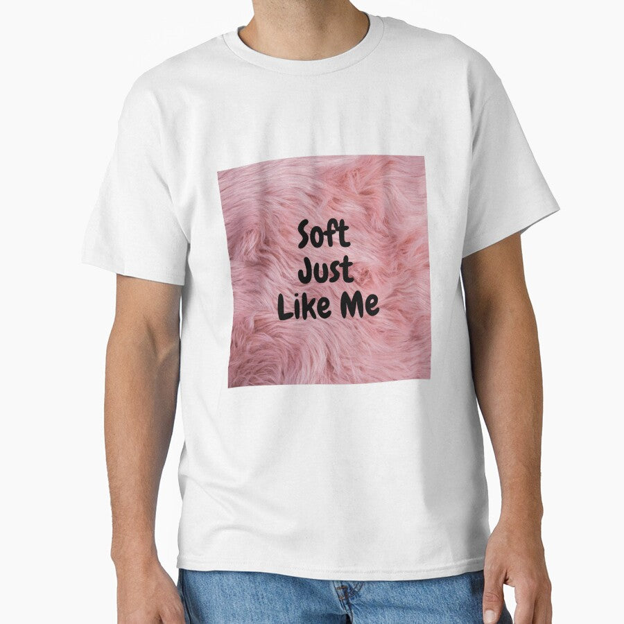 Soft Just Like Me | Funny Cute Pink Furry Art by Leo-stella