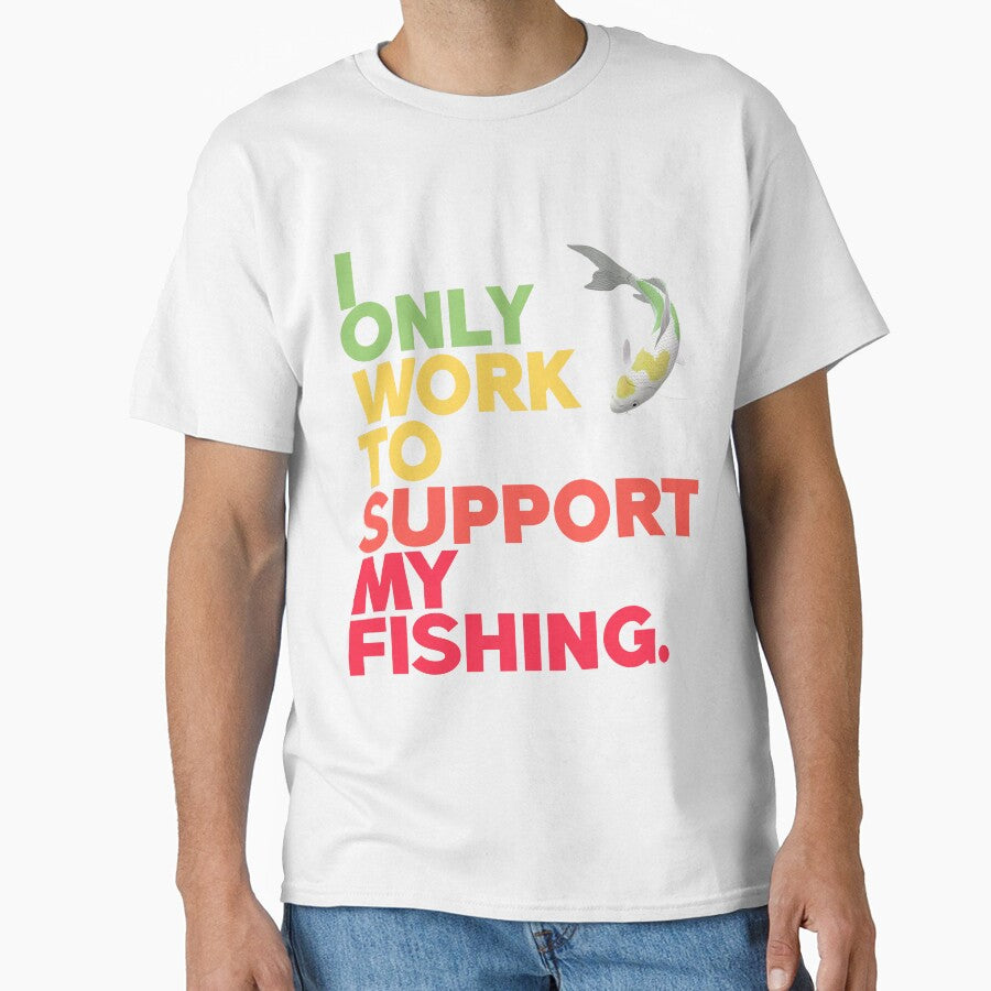 i only work to support my fishing, rasta angler by artishmots