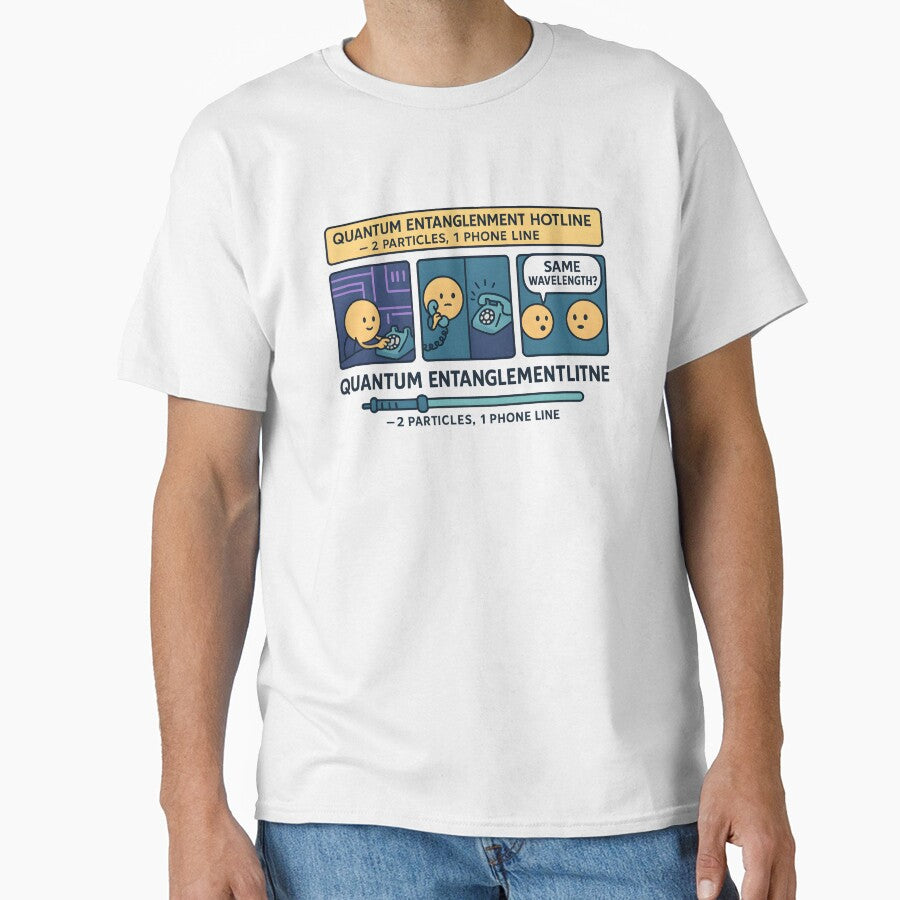 Quantum Entanglement Hotline | Funny Physics Comic for Science & STEM Nerds by Physics Lab