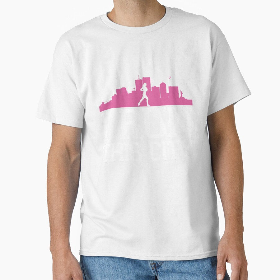 Run in The City Women Running lovers Fun Tank Top Jogger by djpraxis