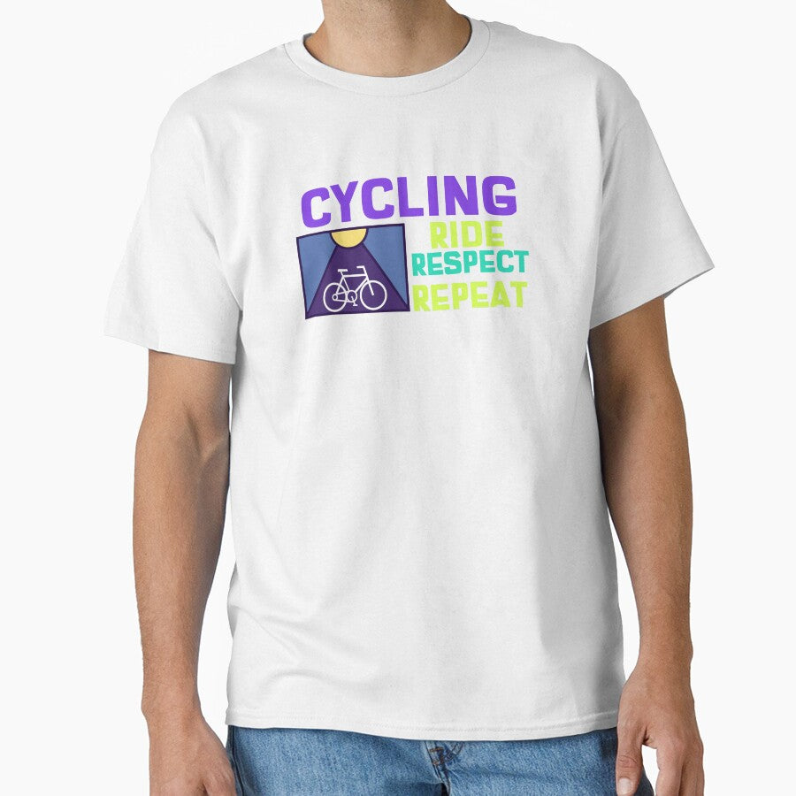 Cycling Ride Respect Repeat by DomTeesHaven
