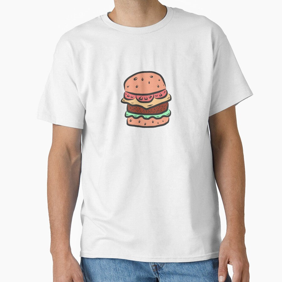 Yummy Burger Illustration | Graphic Art by Floo-kee