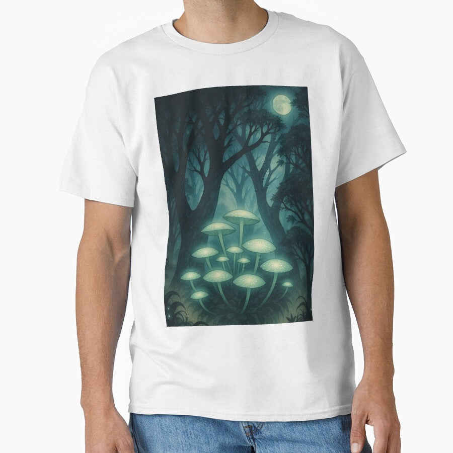 Enchanted Moonlit Mushrooms by The Rogue Mark
