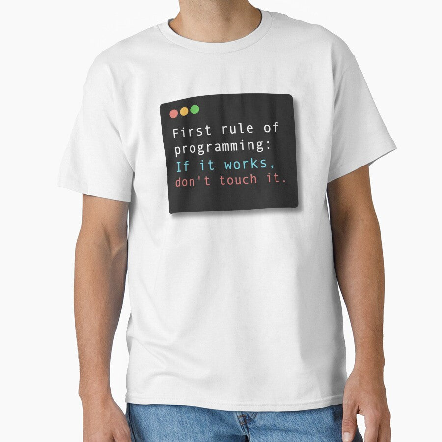 First Rule of Programming by Justina Designs