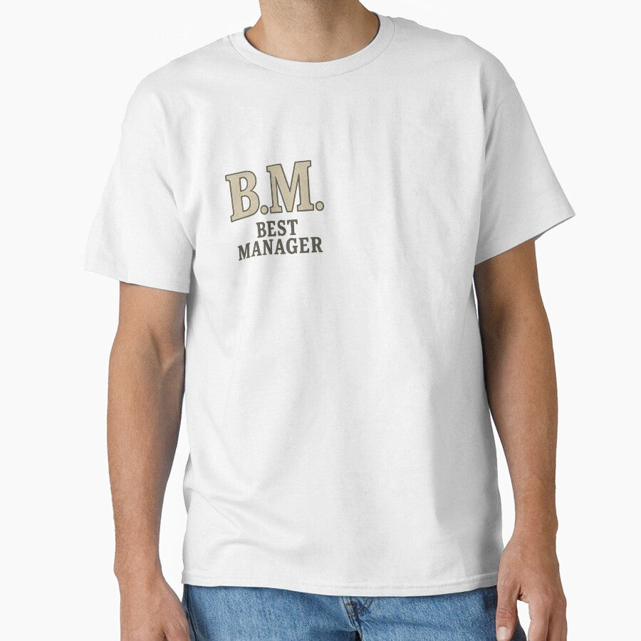 Best Manager – Bold Statement Tee by BB Design Garage