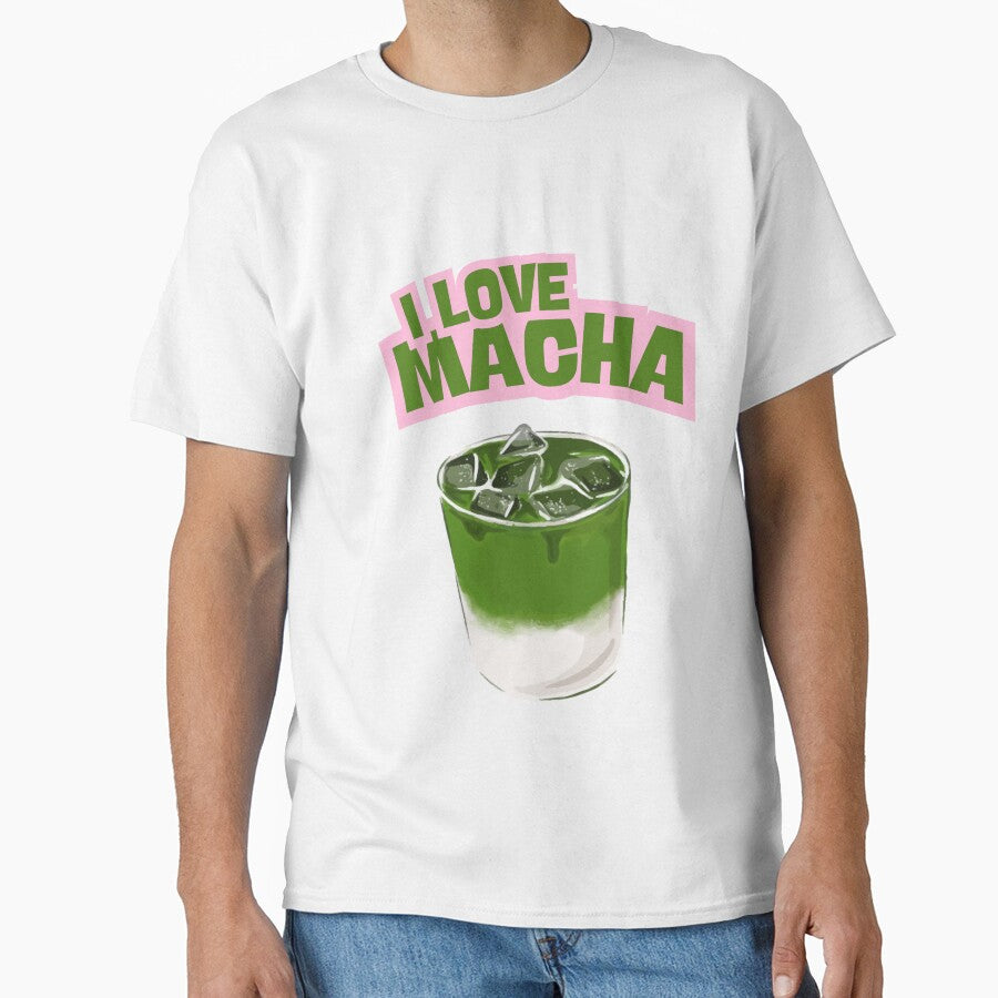I Love Matcha – Bold Green and Black Tea Lover Design by trendplusco