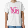 She Will Run And Not Grow Weary Isaiah 40:31 Running T Shirt by shoutoutshirtco