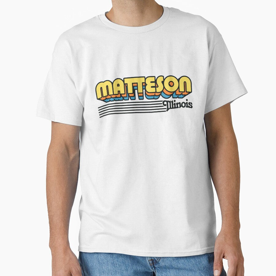 Matteson, Illinois | Retro Stripes by retroready