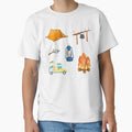 Campfire Tent Pan Marshmallows Camper Lamp Stickerpack by Web CreationsNL