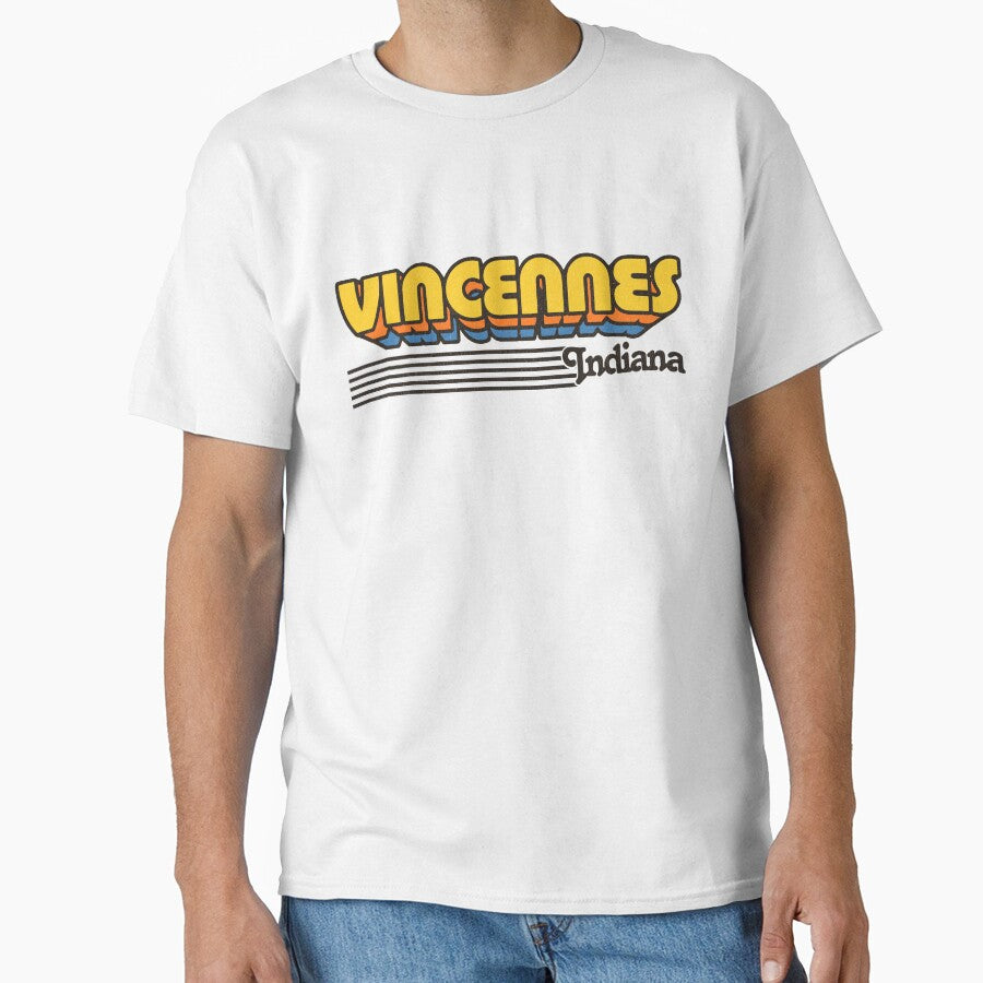 Vincennes, Indiana | Retro Stripes by retroready