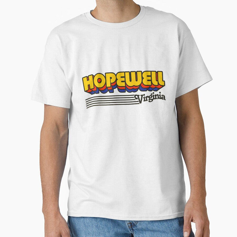 Hopewell, Virginia | Retro Stripes by retroready