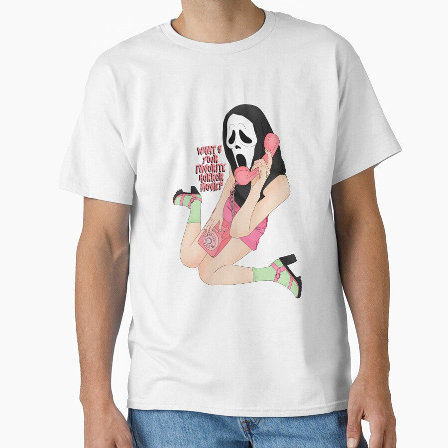 Pink Scream Y2K Ghostface – Cute Horrorcore Aesthetic by wandokas
