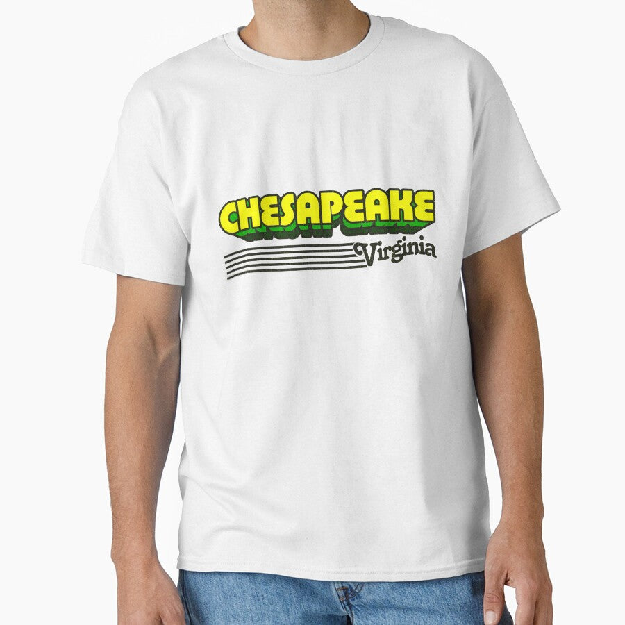 Chesapeake, Virginia | Retro Stripes by retroready