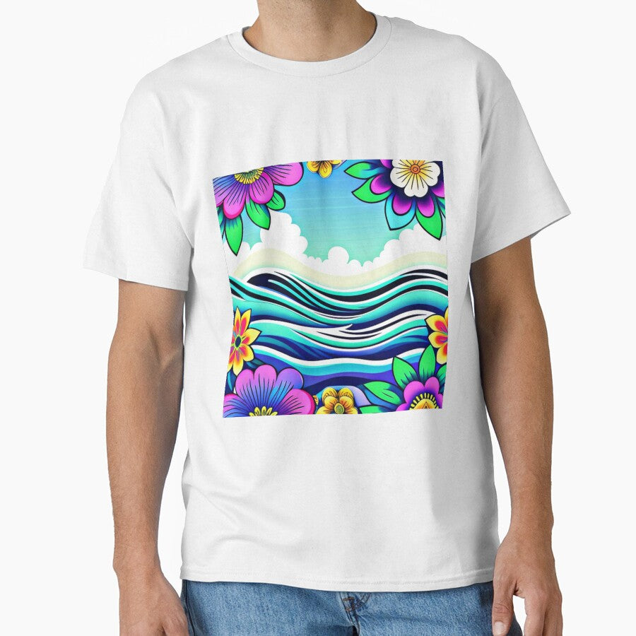 Trippy wave pattern by Flowerslaps