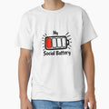 Funny Social Battery Doodle by anas006