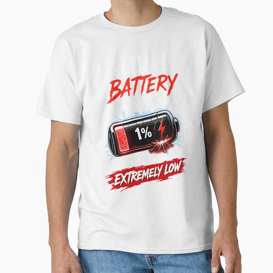 Social Battery Extremely Low – Funny Introvert Mood Design by RitaRuni1992