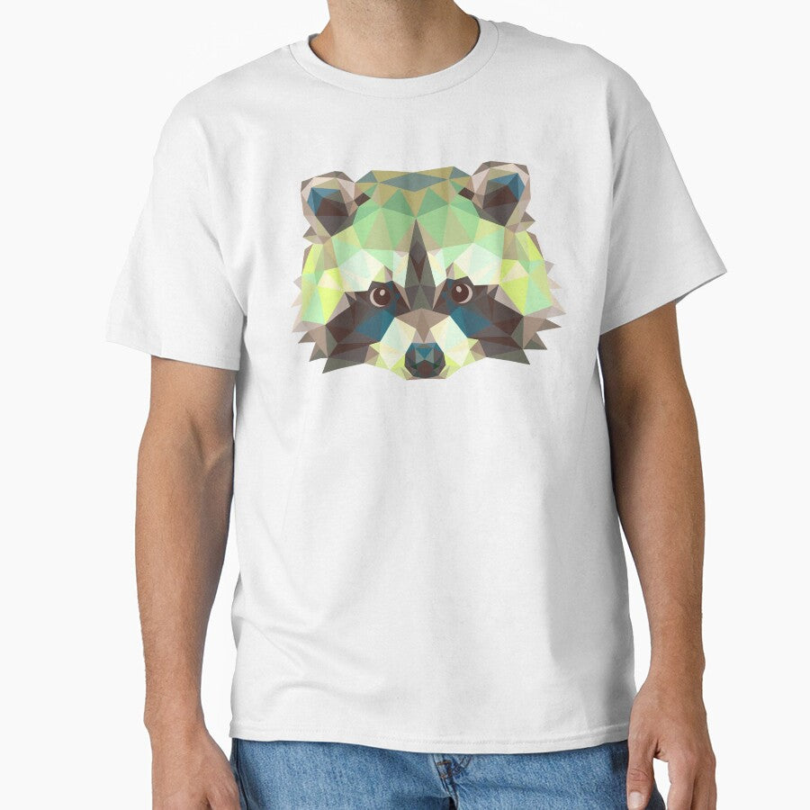 Raccoon Head Triangle by Fairyjam