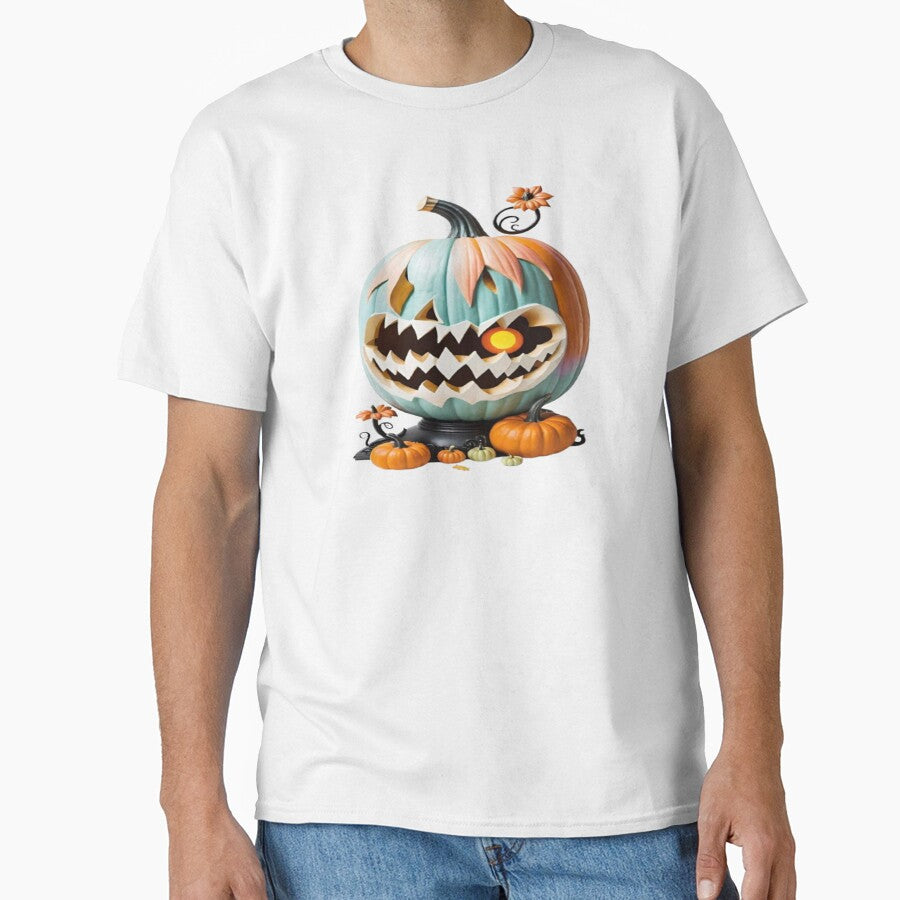 Funny horror Halloween pumpkin. by DaliaSabryTee