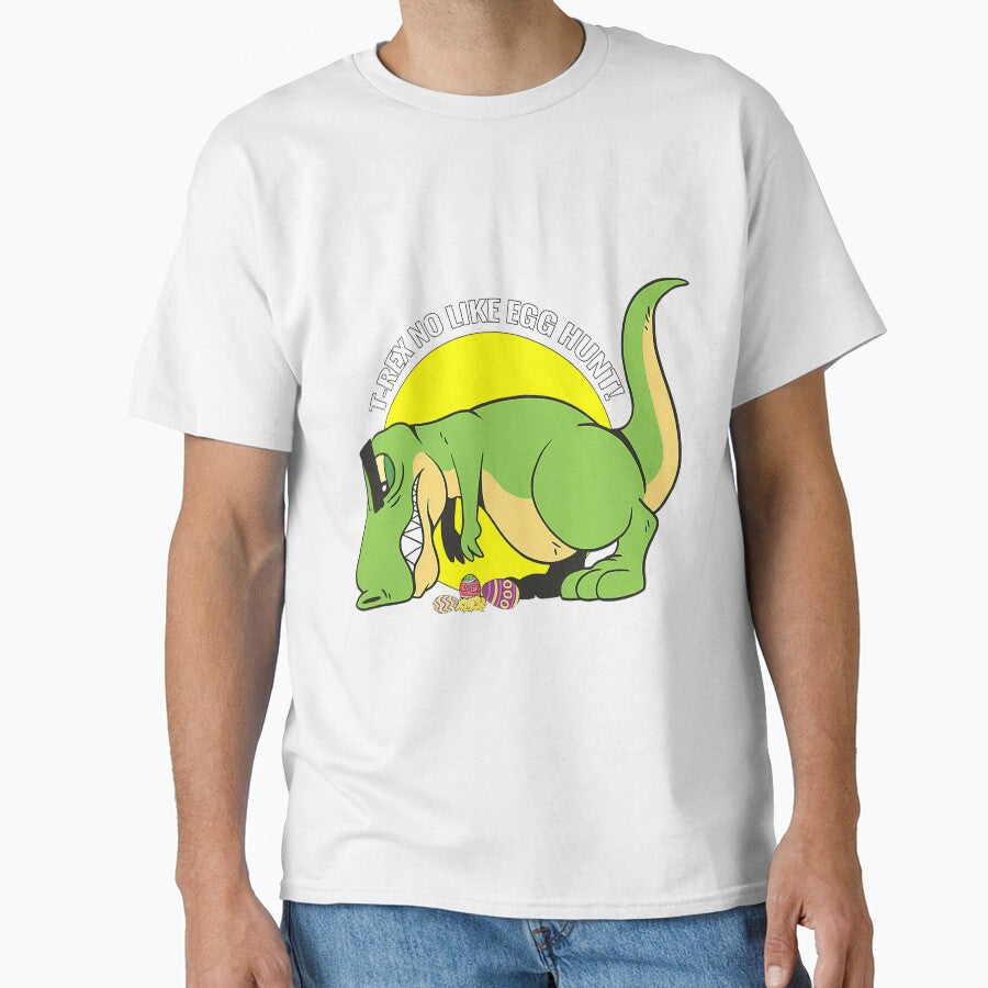 Trex No Like Egg Hunt Happy Eastrawr by SkyCloudBlue