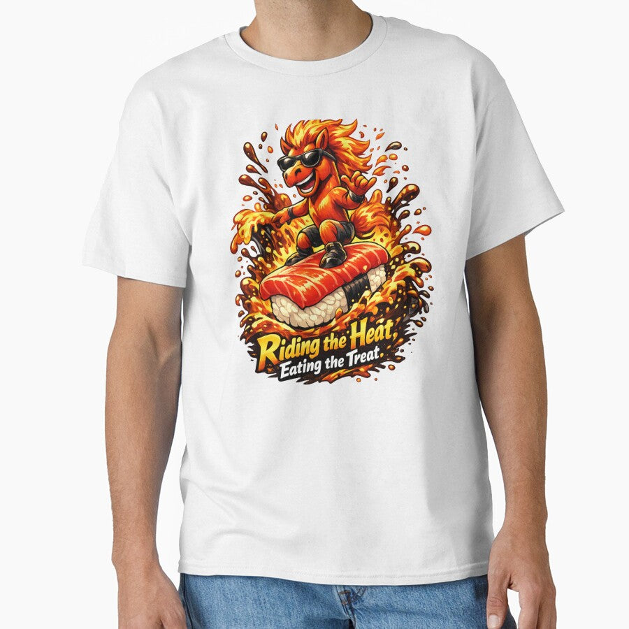 Riding the Heat, Eating the Treat – Spicy Sushi Horse by avinigav