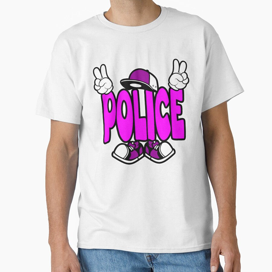 Police - PROFESSIONS Design Character Bold Retro by NFTWords