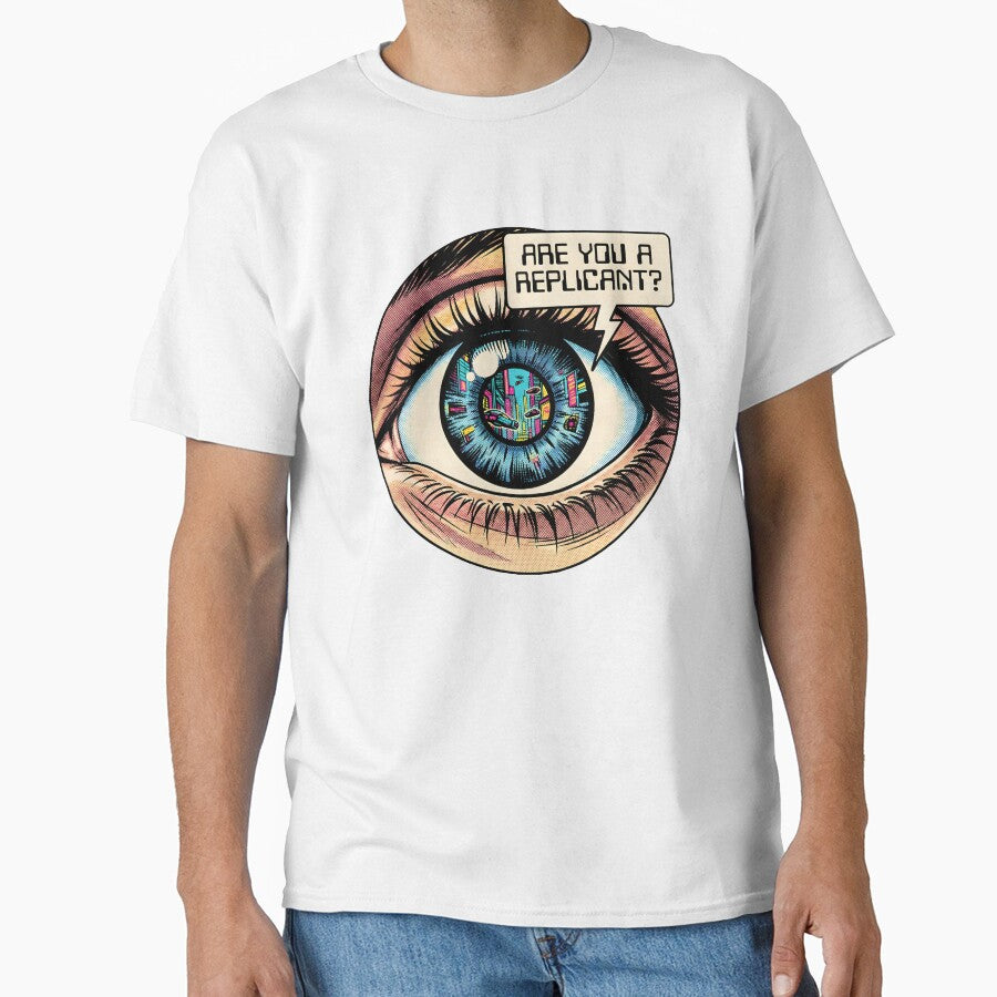 Are You a Replicant? Retro Sci-Fi Pop Art Eye by THELOREAN