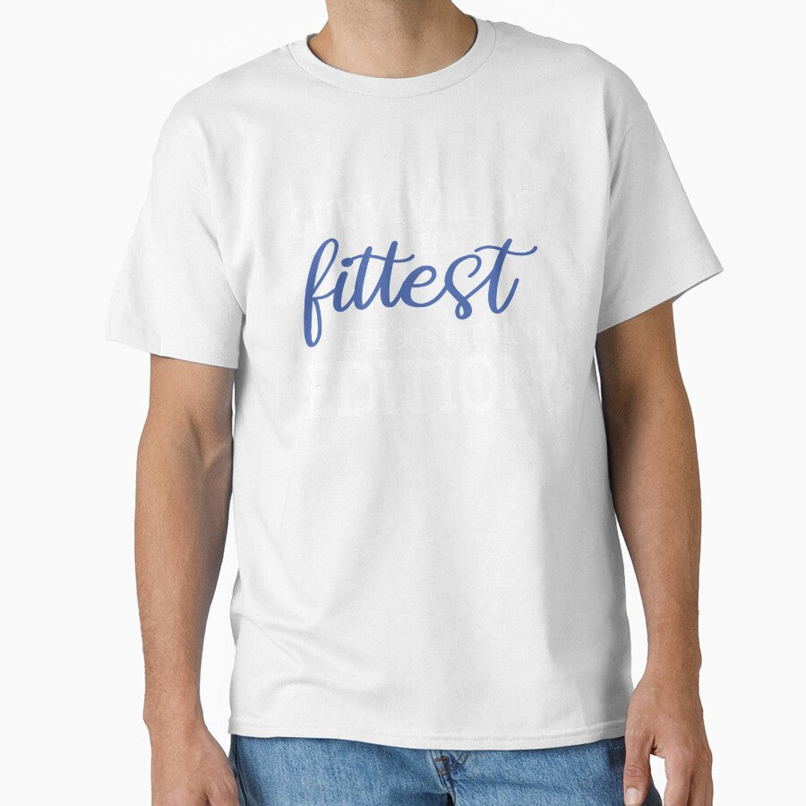 Survival of the Fittest – Old School Hip Hop Classic Design by Streetwear701