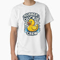 Rubber Duckie Crew Unisex Casual T‑Shirt – Funny Nautical Design by MerchlyMike
