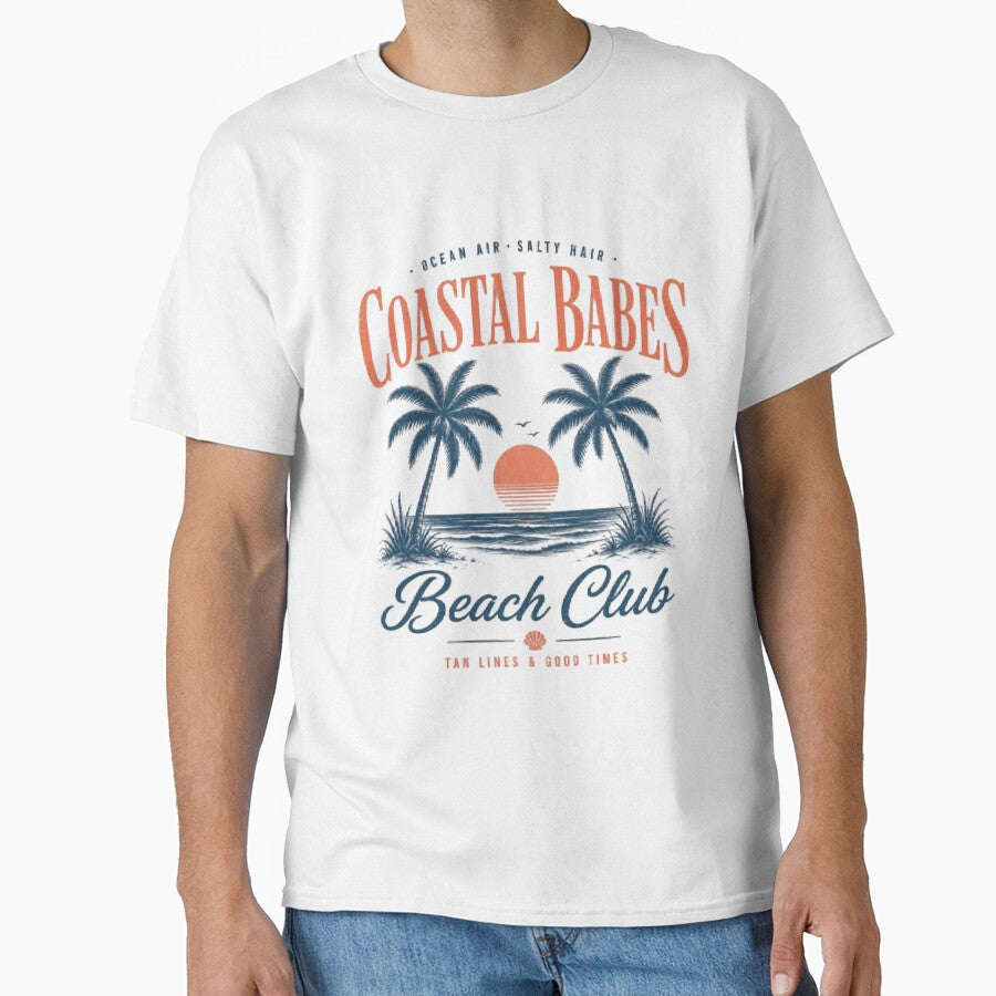 Coastal Babes Beach Club Retro Sunset by AveniaOficial