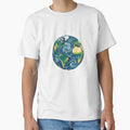 Van Gogh Style Earth Day Starry Night Painterly Planet by chattsuede