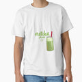 Matcha Please – Cute Green Tea Quote Drink Design by Dialesm