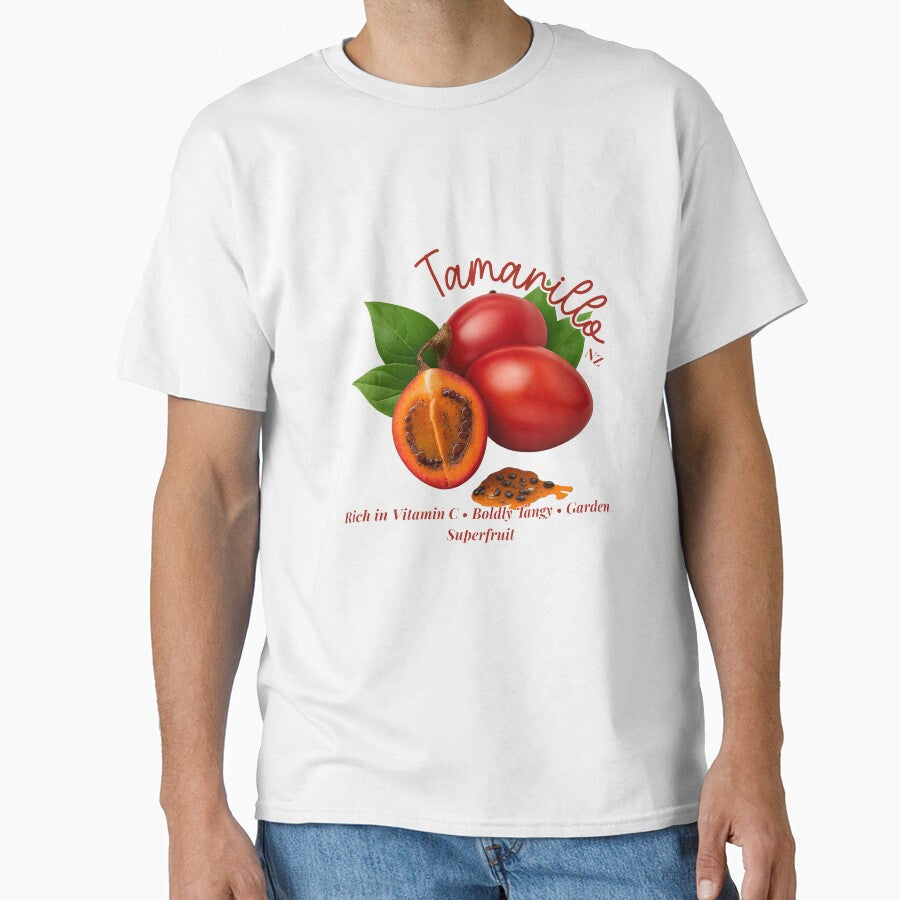 Tamarillo Fruitcore Retro Art Design by CottonandQuill