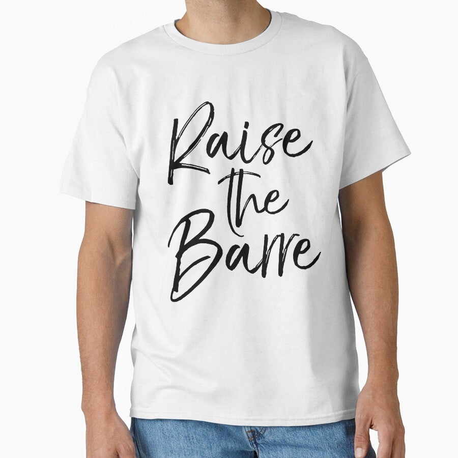 Raise the Barre Cute Yoga Quote by TNDesignStudio