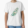 Arrangement of eucalyptus and eustoma branches watercolor leaves by Createssy