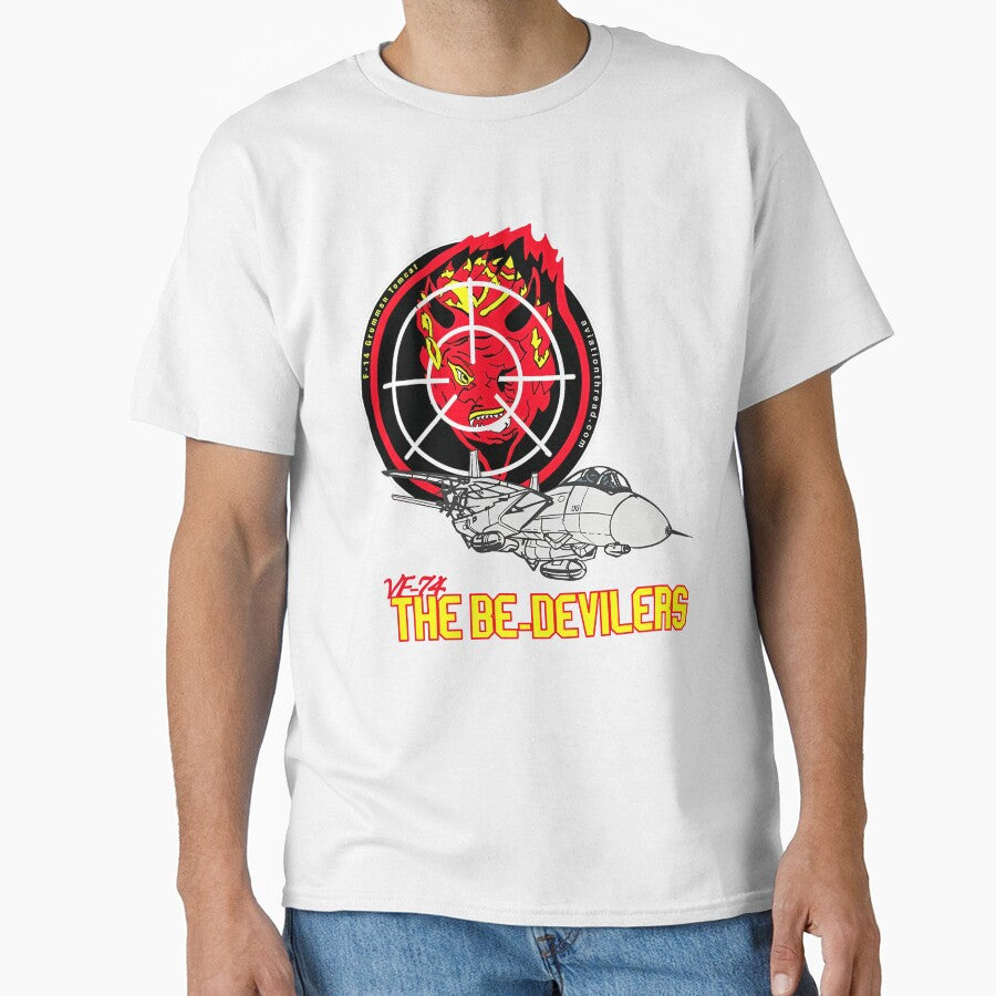F14 Grumman Tomcat Vf74 The Bedevilers Slim Fit, I Love This, Best, Best Graphic, Trending Now by CAMERONSTORE