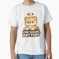 Low Social Battery – Introvert Burnout Humor by Stikaro