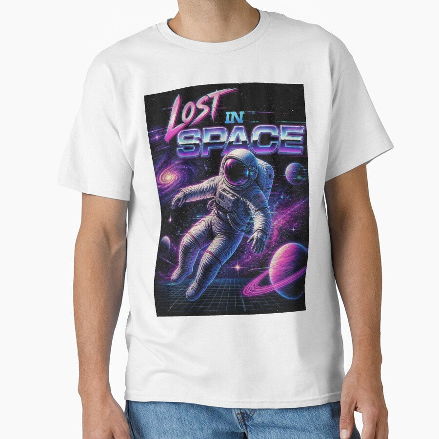 Lost in Space - Retro Synthwave Astronaut by redblink store