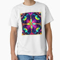 Vivid Neon Floral Mandala Art by Health And Fitness Posts e-Store