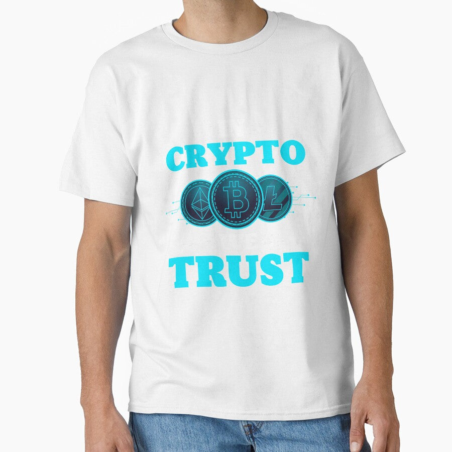 In Crypto We Trust T-Shirt, Cryptocurrency Shirt, Bitcoin Shirt, Digital Currency Shirt, Crypto Trading Shirt For Mom and Dad by UrbanJupiter1