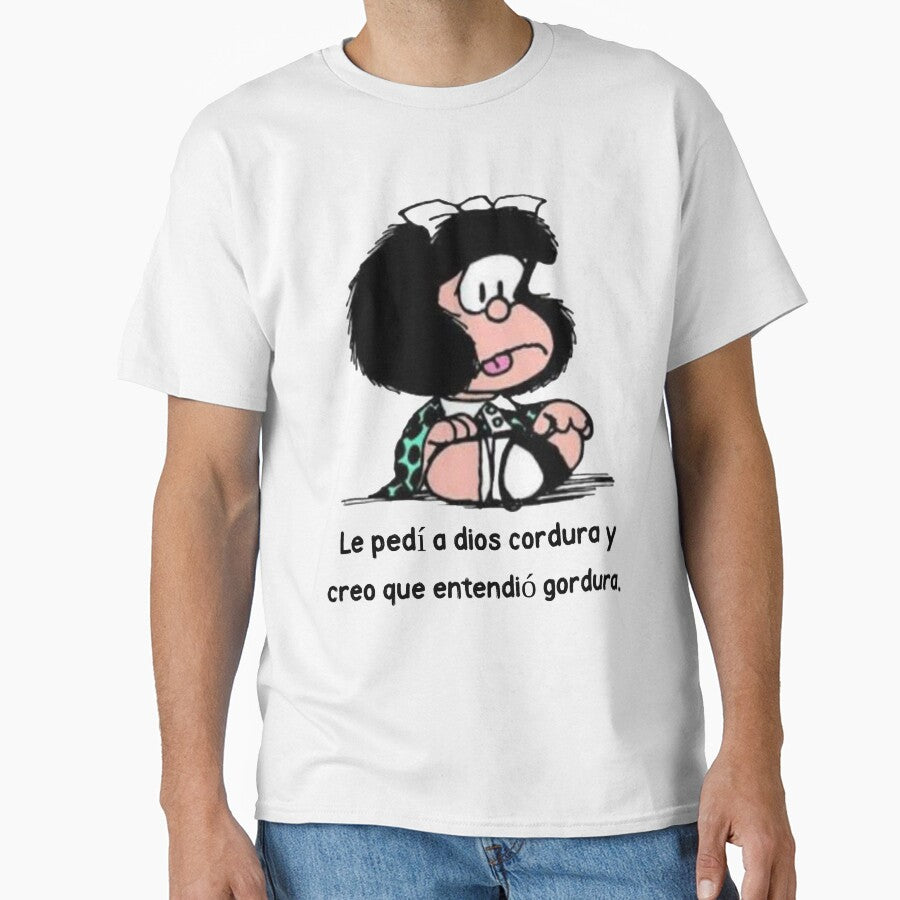 Le pedí a dios funny Mafalda by Elena's Shop