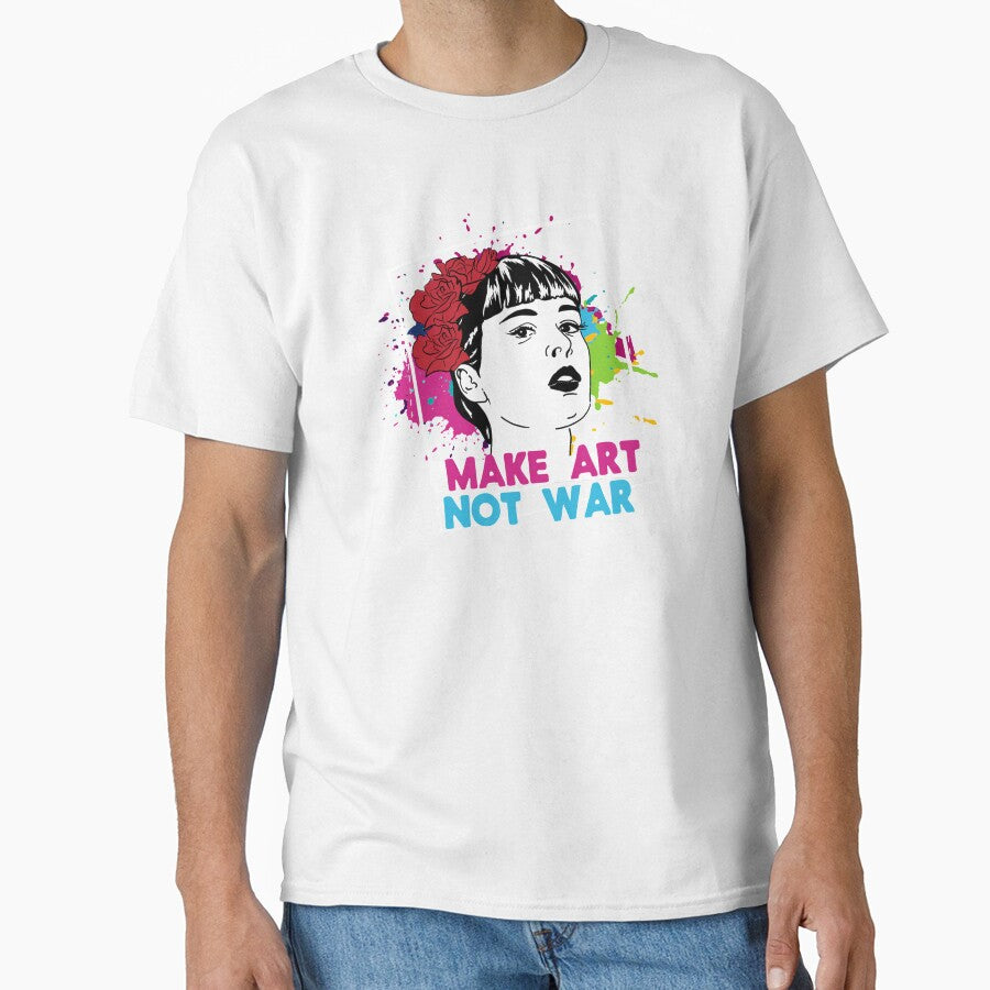 Make Art Not War gift, Art gift, Artisgift design by Lisbob