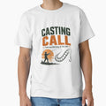 Casting Call Funny Fishing Fisherman Retro Design by 404CLOTHINGG