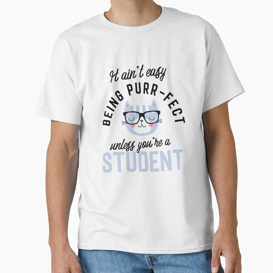 Student Cat Gifts for Cat Lovers - It ain't easy being Purr Fect by betternotes