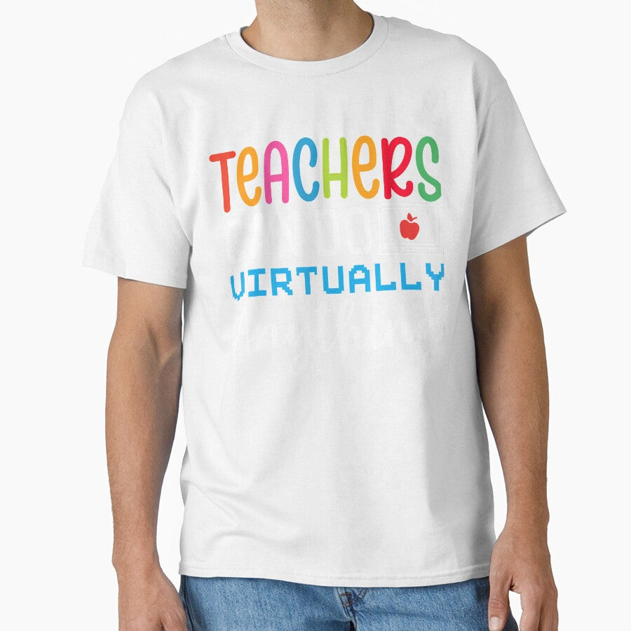 Online Class Teacher Gift Teachers Can Do Virtually Anything by Lykhota97