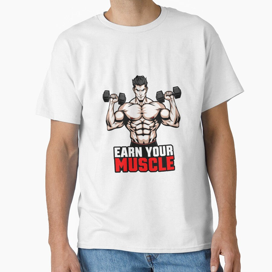 Earn Your Muscle Gym Motivation by PIXENTRA