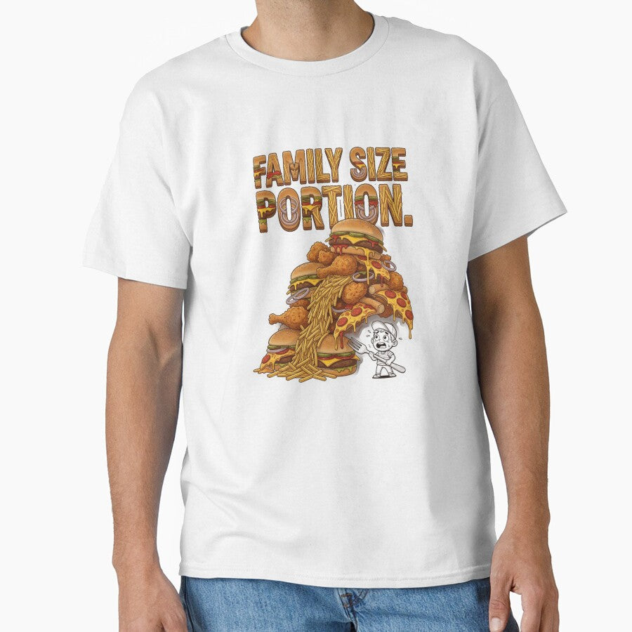 Family Size Portion Funny Food Sticker by Imaginarium of Chaos falcon88