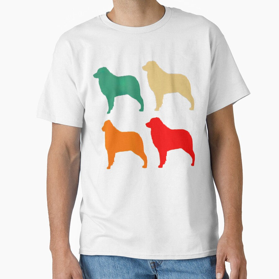Australian Shepherd Gift For Dog Lover Retro Vintage Dog Tee Gift Love by BargerStore