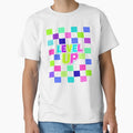 LEVEL UP – Retro Neon Checkerboard by Aimetoi
