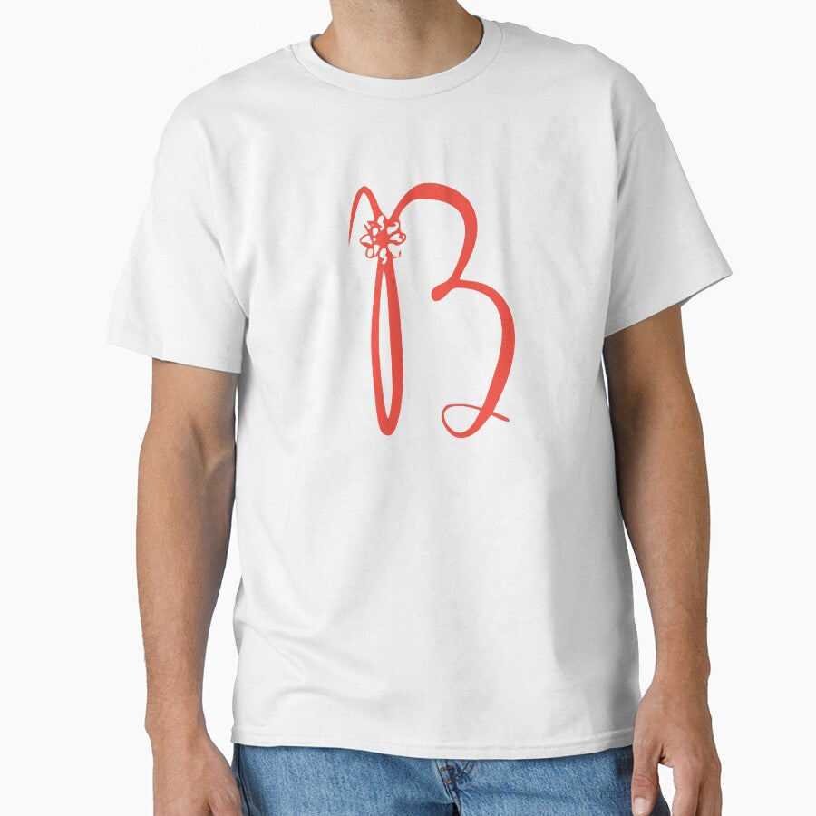 Floral Initial monogram B by Creative-draw